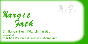 margit fath business card